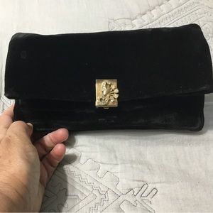 Garay Vintage Velvet Clutch